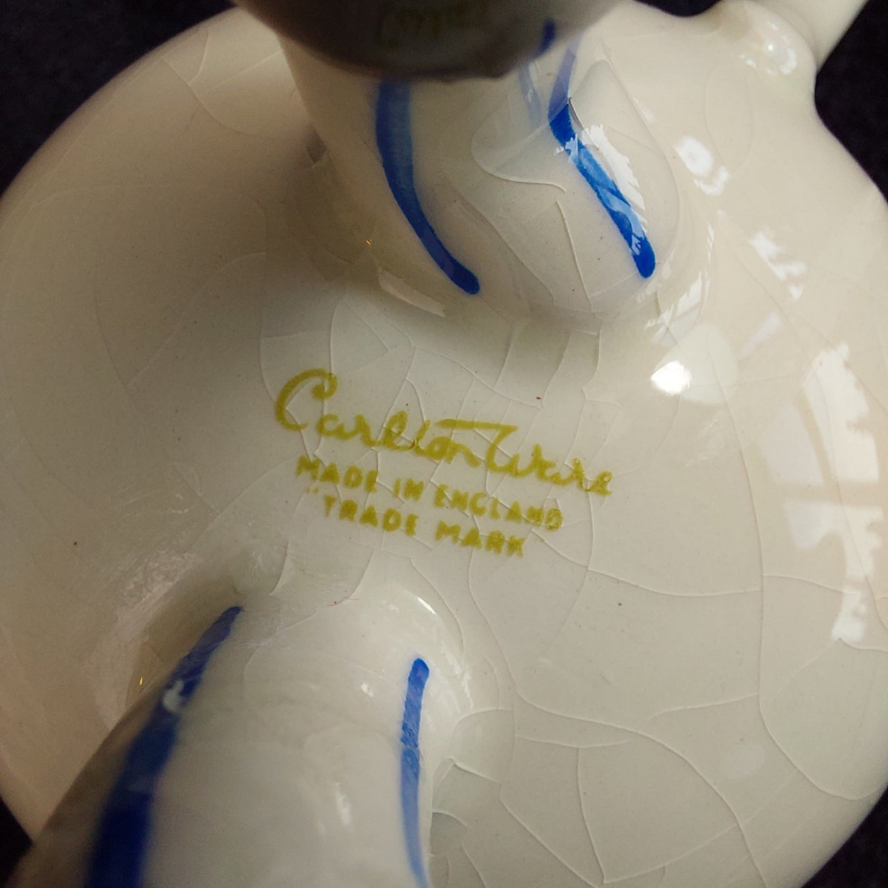 Carlton Ware Jubilee Queen Mug Cup – Novelty Feet Design England 1952–1977 Pair.4