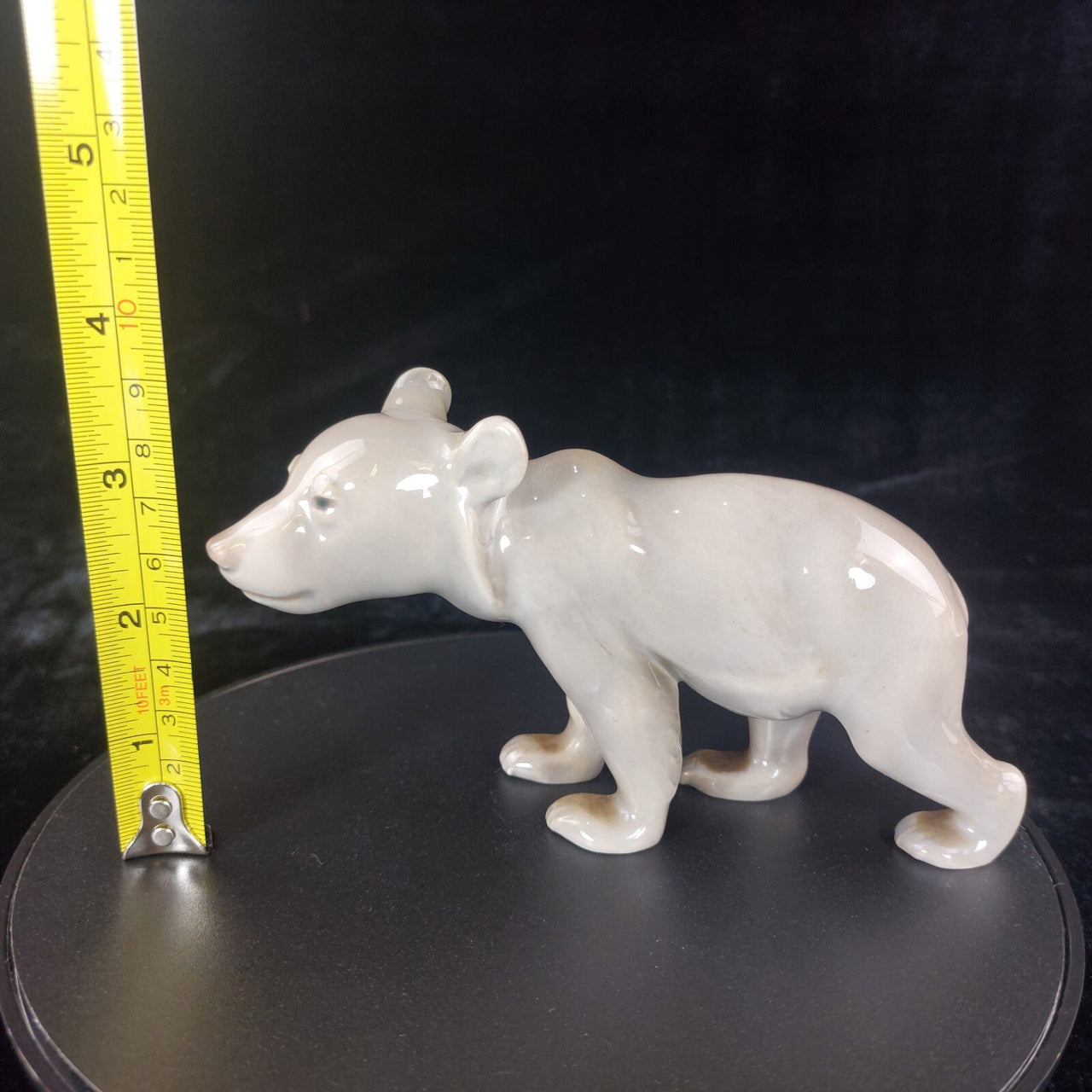 Bing & Grøndahl Bear Figurine B&G 1804 Good Condition Porcelain Denmark 9.5x16cm8