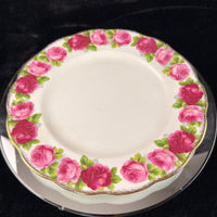 Thumbnail for Royal Albert Pink Rose tea set of 3 &serving plate England stunning 7p tea set 14