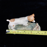 Thumbnail for Border Arts Fine 1983 Terrier dog Figurine bookshelf fireplace farm house decor12