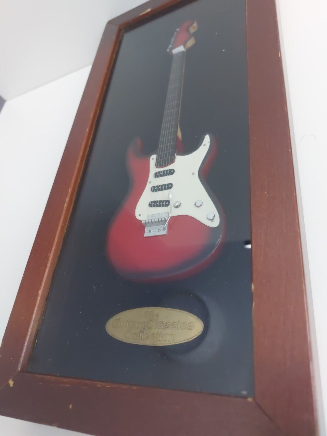 Wooden Frame with Guitar Model, Classics Collection 13"x 6.3" x1.2" object frame2