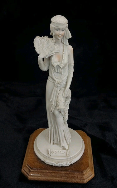 Dear 1995 Lady Figurine Acceptable Worn Crack Visible 9.5