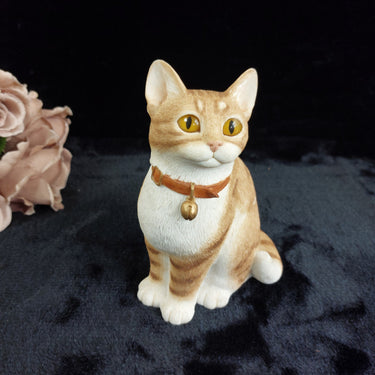 Sherratt & Simpson Cat Sitting Figurine 55044 with Collar 1056g Ornament 8