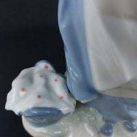 Thumbnail for Nadal Rare, collectable Lady with Basket & Bird Figurine see pictures. 28 c.9