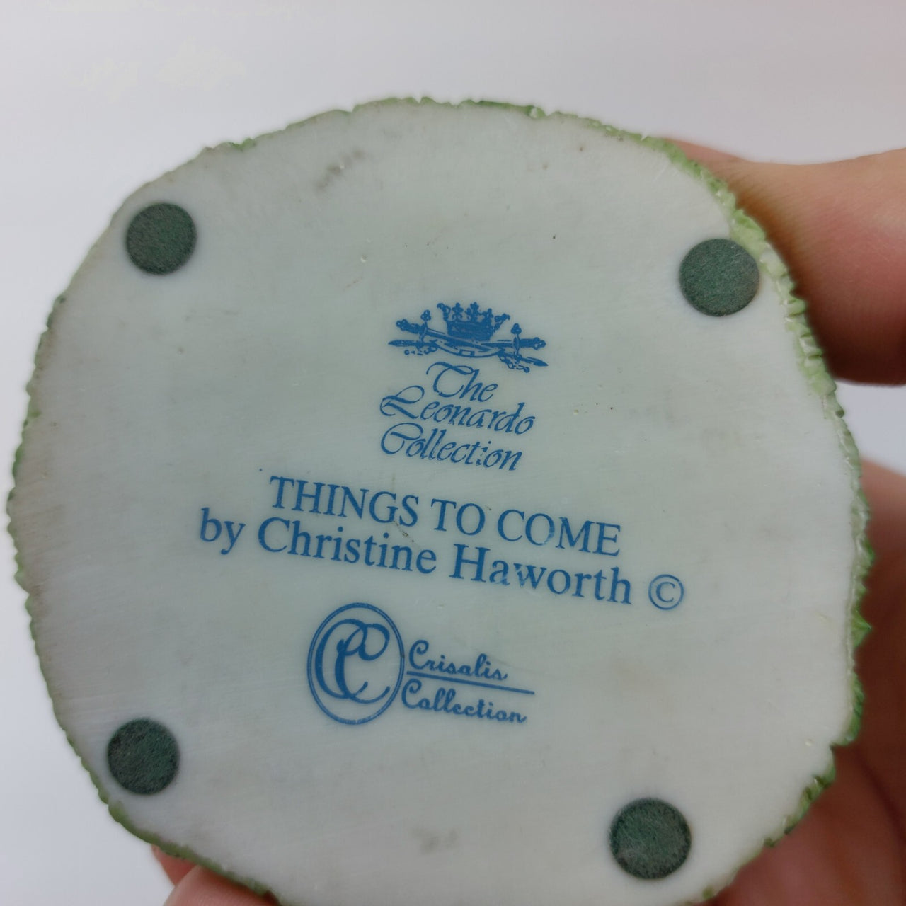 Christine Haworth Leonardo Collection Things to Come Figurine Child Apple.5