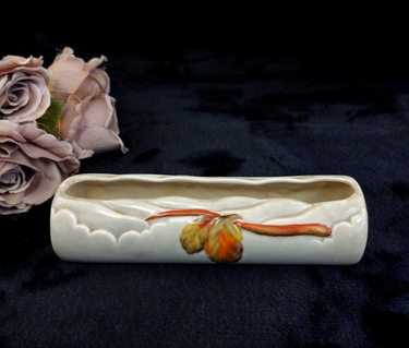 Clarice Cliff Autumn Beechwood Log Planter Wilkinson England vase Art Deco 19300