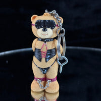 Thumbnail for Vintage Rare Bad Taste Bears BDSM Gimp Keychain Boxed Figurine Collectible2