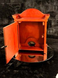 Thumbnail for Vtg Boxer Dog Wood Desk Clock & Picture Frame Pet Themed Mantel Decor see pics7