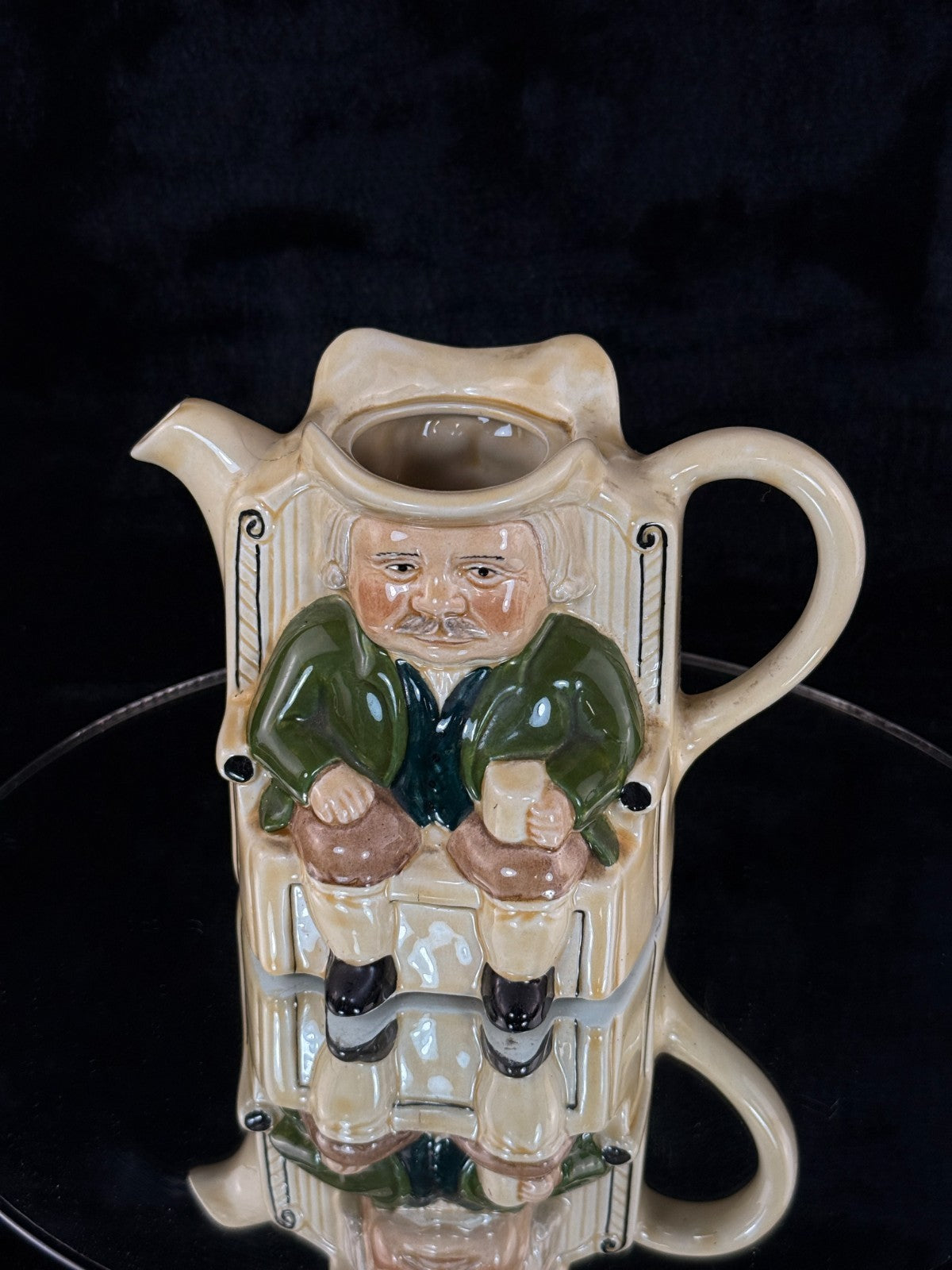 Set of 3 Tony Wood Staffordshire Character Teapots Aaron William & Lady Jug4