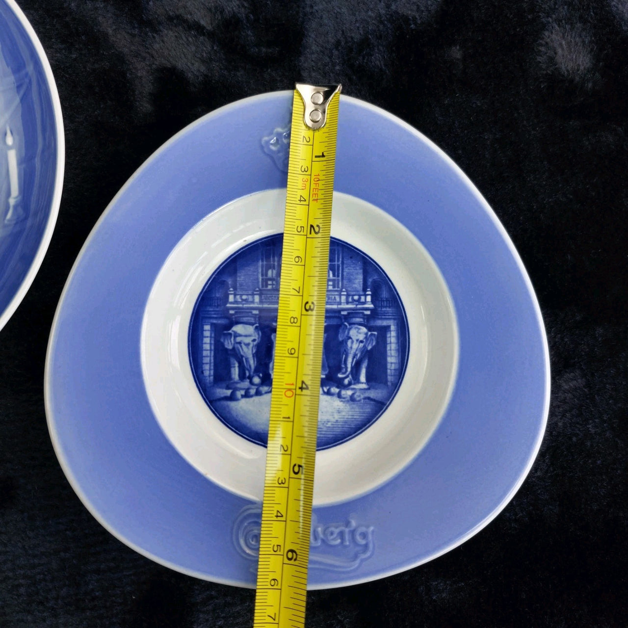 Royal Copenhagen 3 Blue Plates –Carlsberg Collectibles Denmark Set   1977, 1991 6