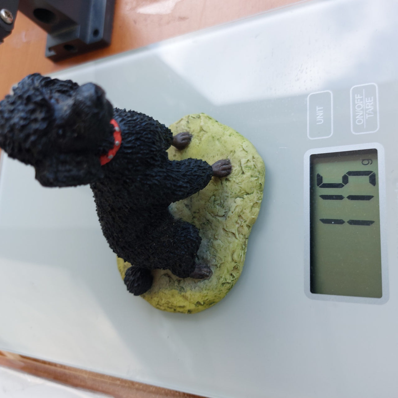 Border Arts Fine Black Poodle Figurine Ayres Handmade Scotland Dog Statue 1983.10