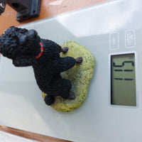 Thumbnail for Border Arts Fine Black Poodle Figurine Ayres Handmade Scotland Dog Statue 1983.10