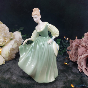 Royal Doulton Fair Lady Good Porcelain 1962 Figurine- HN2193  Mint Green Dress 1