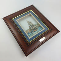 Thumbnail for Framed 3D Art H.M.B. Endeavour  Refit Handcrafted  Signed by Freeman Whitby13