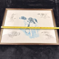 Thumbnail for Nigel Hemming Hunting Dogs Pointer Print – Framed English Sporting Dog Art11