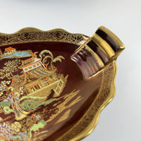 Thumbnail for Carlton Ware Rouge Royale Oval Dish Gilded Oriental Dish Gold Trim China Plate6