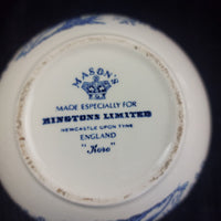 Thumbnail for Mason’s Koro Ginger Jar Good 5.5 in Blue White Birds England Ringtons Porcelain3