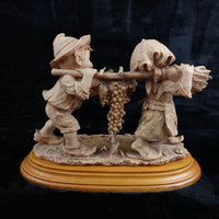 Thumbnail for 1980 Giuseppe Armani kids Figurine - Children with Grapes & Wheat resin decor10
