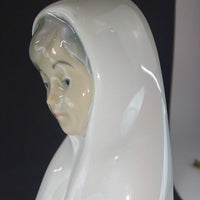 Thumbnail for Requena Miquel Nun Figurine Pristine White Porcelain, 6.5