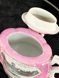 Thumbnail for Clear & Pink Collectibles Lot - Miniature Souvenir Teapot & Crystal Diamond Rare8