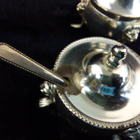 Thumbnail for England Silver Plated Condiment Set 4.5