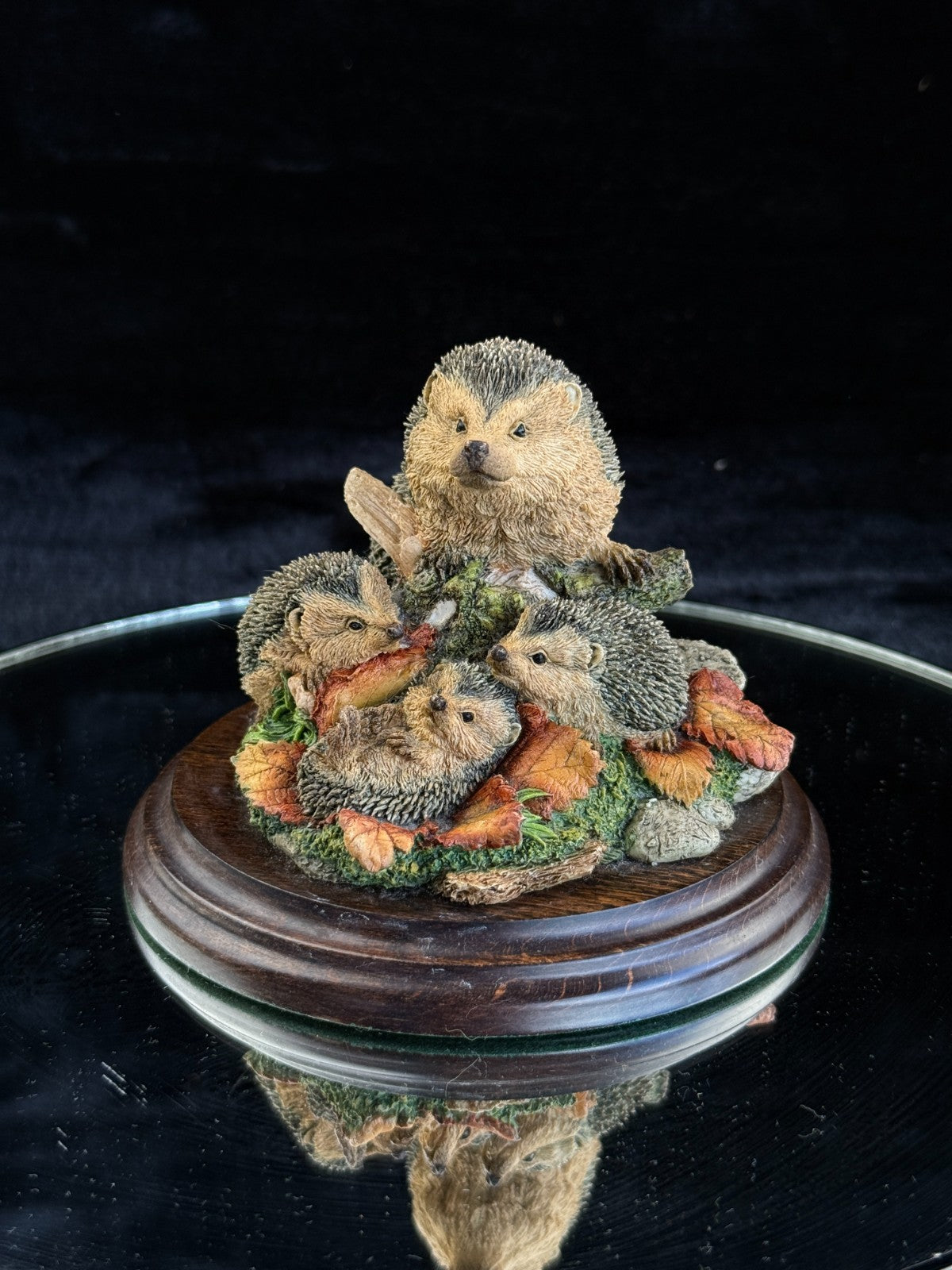 Royal "Family Doulton Portrait" Hedgehog Figurine RD Series bookcase decor Resin1
