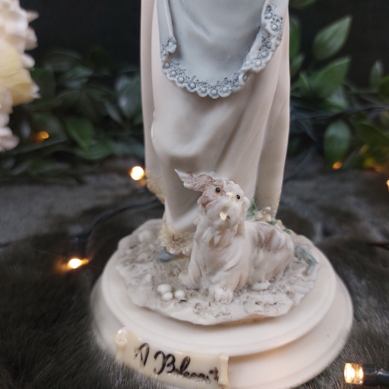 Rare Stunning A Belcari Capodimonte Porcelain Italian Signed Figurine Italy 198711