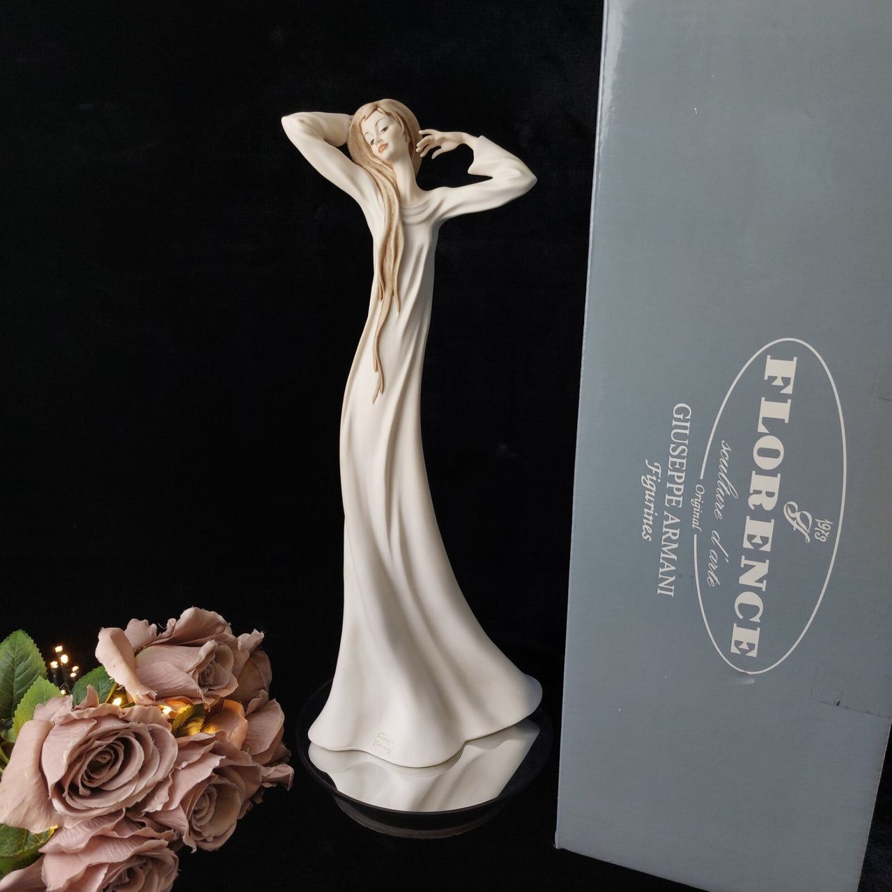 Giuseppe Armani Florence Aurora 1813F lady figurine 2003 Edition Box w certifica3