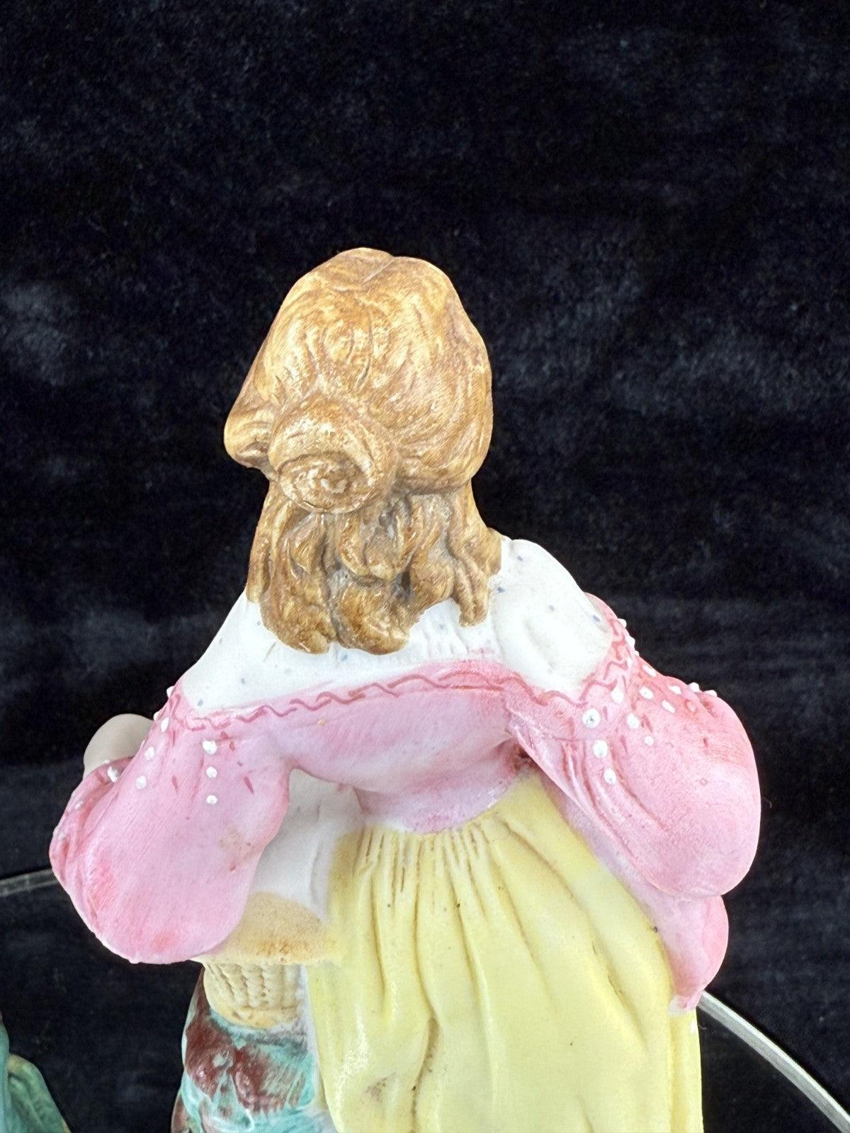 Victorian 19th c Antique Staffordshire Style Figurines Grapes & Harvester couple8