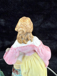 Thumbnail for Victorian 19th c Antique Staffordshire Style Figurines Grapes & Harvester couple8