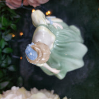 Thumbnail for Royal Doulton Fair Lady Good Porcelain 1962 Figurine- HN2193  Mint Green Dress 7
