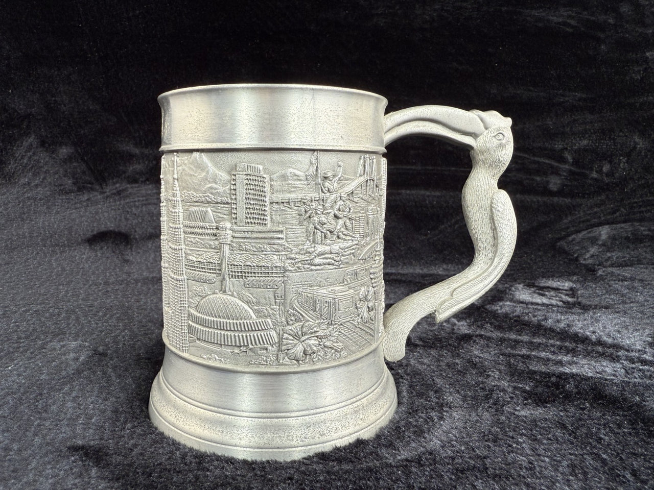 Royal Malaysian Selangor Landmarks Pewter Tankard / Mug with certificate Repro9
