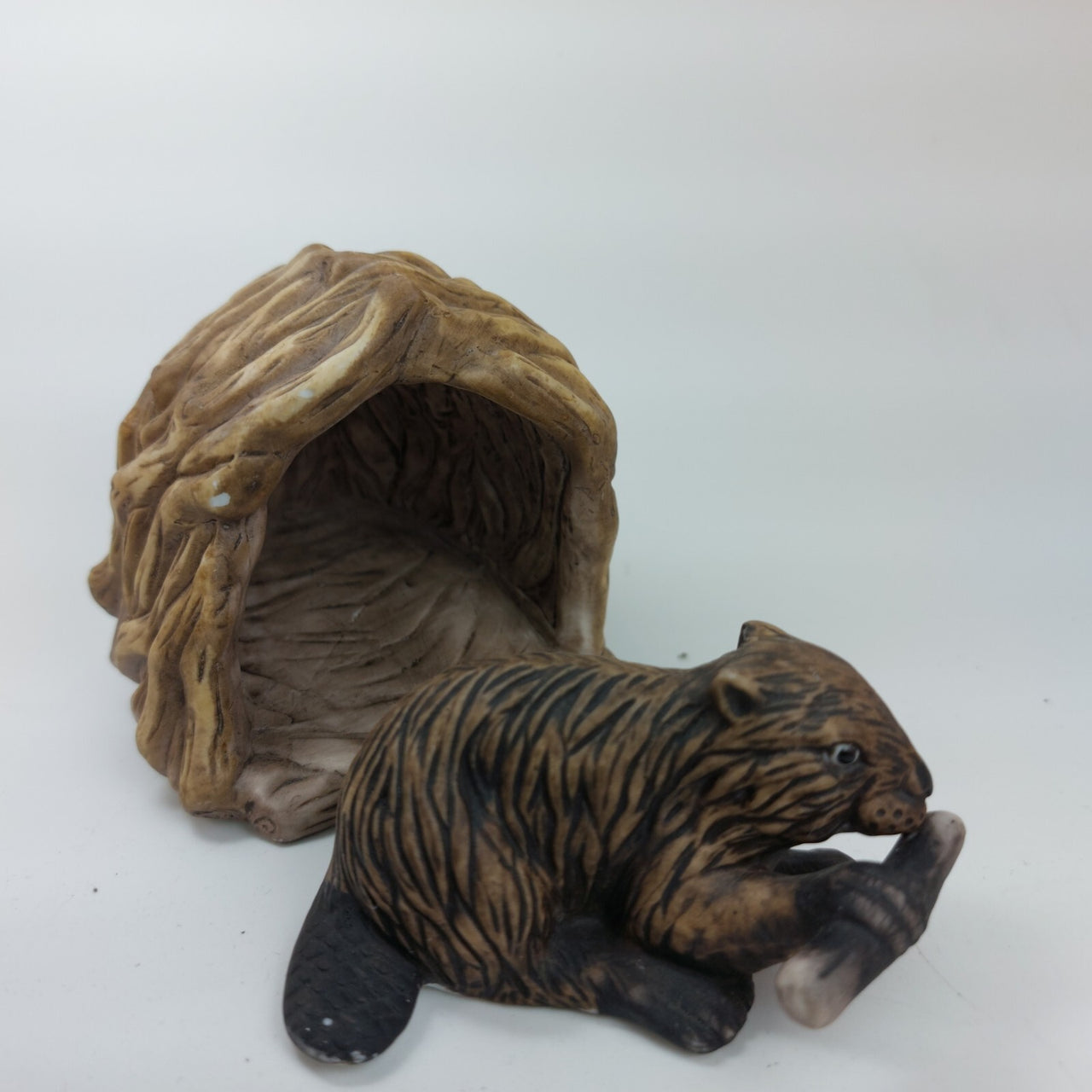 1984 Woodland Franklin Beaver 3" Jacqueline Smith Porcelain Collectible Figurine3