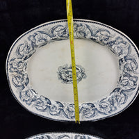Thumbnail for 2* Antique large service plates1797-1861 T. Till & Son Wellington Transferware.7