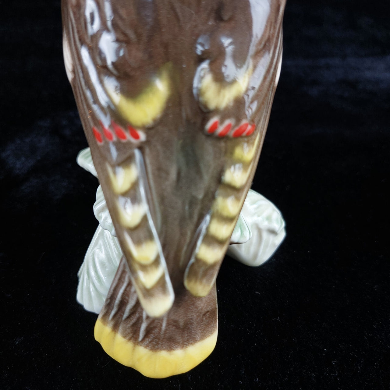1967 Goebel bird Porcelain figurine Cedar Waxwing - 7" CV90 rare Germany Brown11