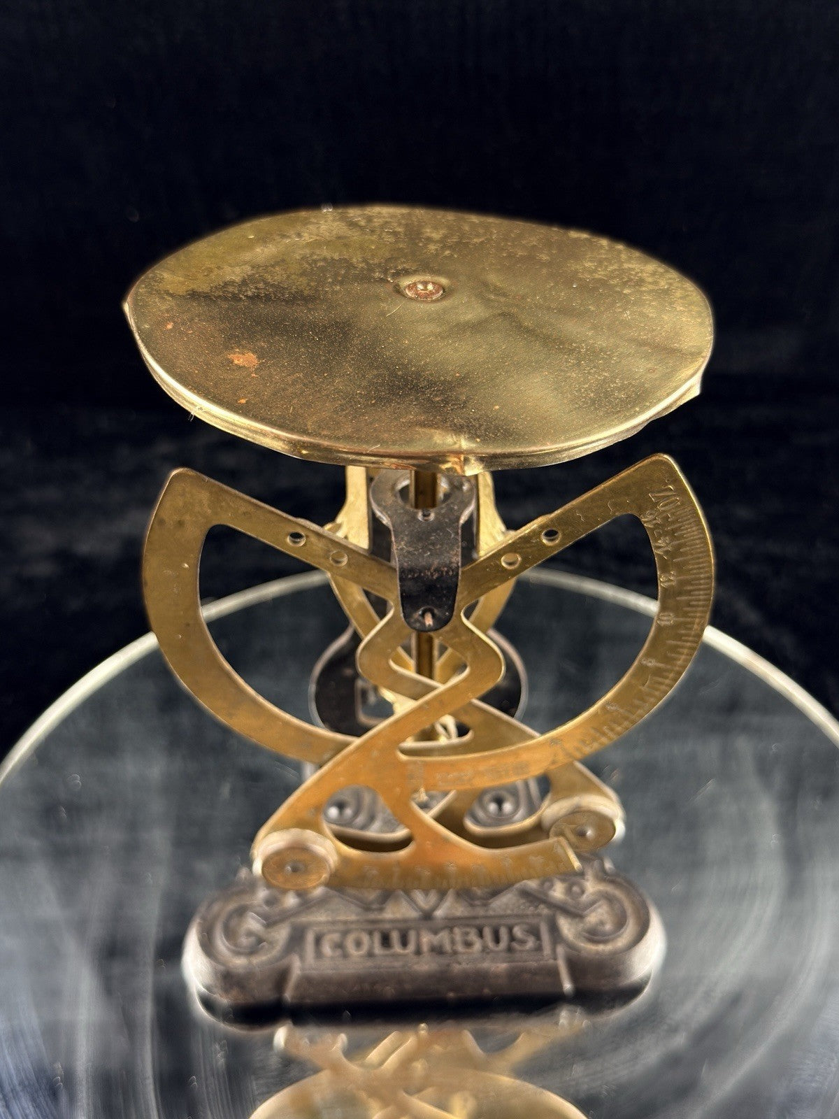 Columbus Antique Scale Postal Germany 1906 Brass & Cast Iron Balance Weighing6