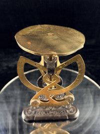 Thumbnail for Columbus Antique Scale Postal Germany 1906 Brass & Cast Iron Balance Weighing6
