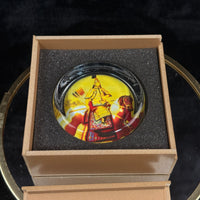 Thumbnail for Cultural Imprints Paperweight Glass Warrior Ming Dynasty Art with Box Round..5