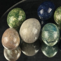 Thumbnail for Marble Stone Eggs Set of 10 Polished Natural Onyx Alabaster Easter Decor3