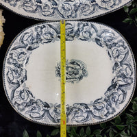 Thumbnail for 2* Antique large service plates1797-1861 T. Till & Son Wellington Transferware.5