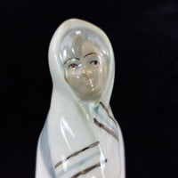 Thumbnail for Porcelanas Penatal Figurine Woman with Goose from Segovia, Spain bookcase figure4
