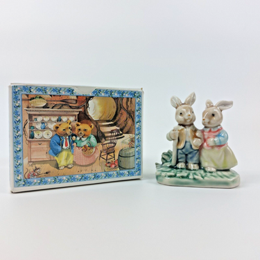John Jenkins Woodland Tales Rabbit Figurine Boxed Christine Haworth kids Decor1