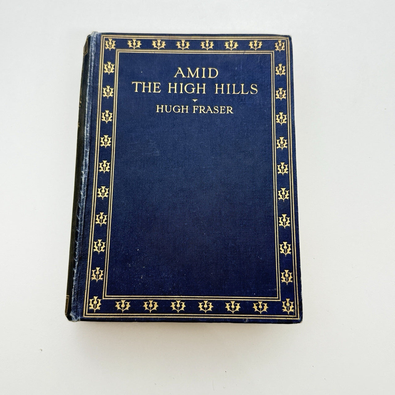 Antique Book Black 1923 Amid the High Hills by Hugh Fraser Illustrat 1st Edition4