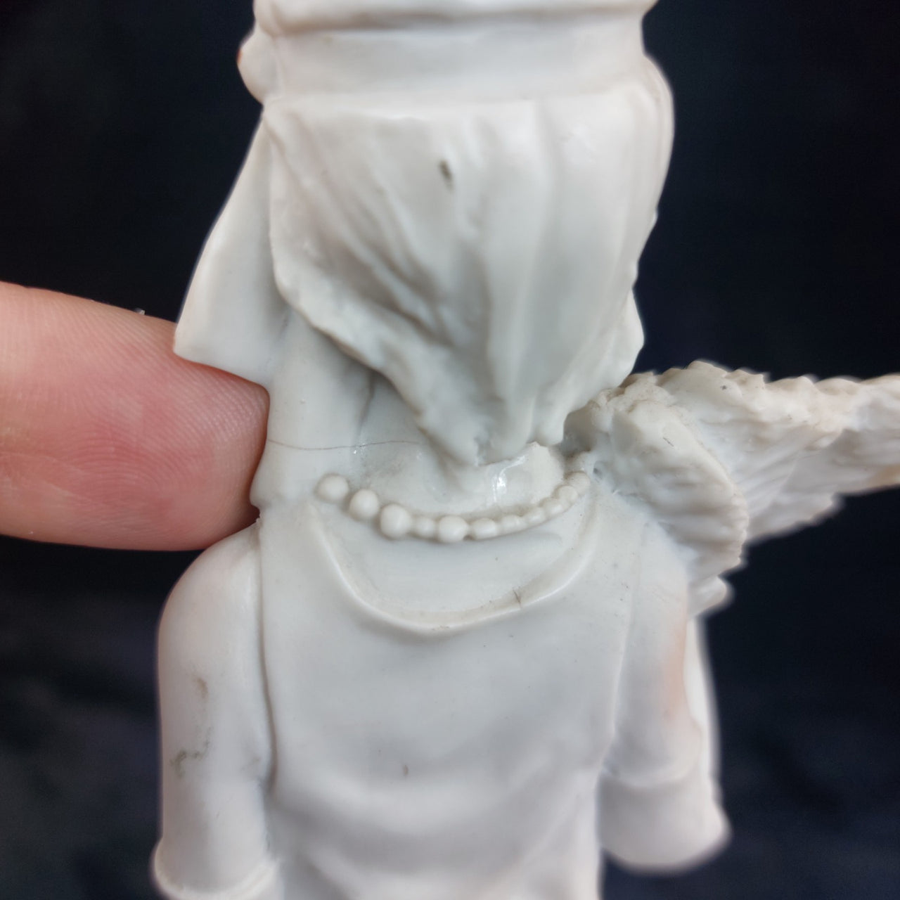 Dear Lady 1995 Figurine 9.5" Sculpture on Base white decor vtg7