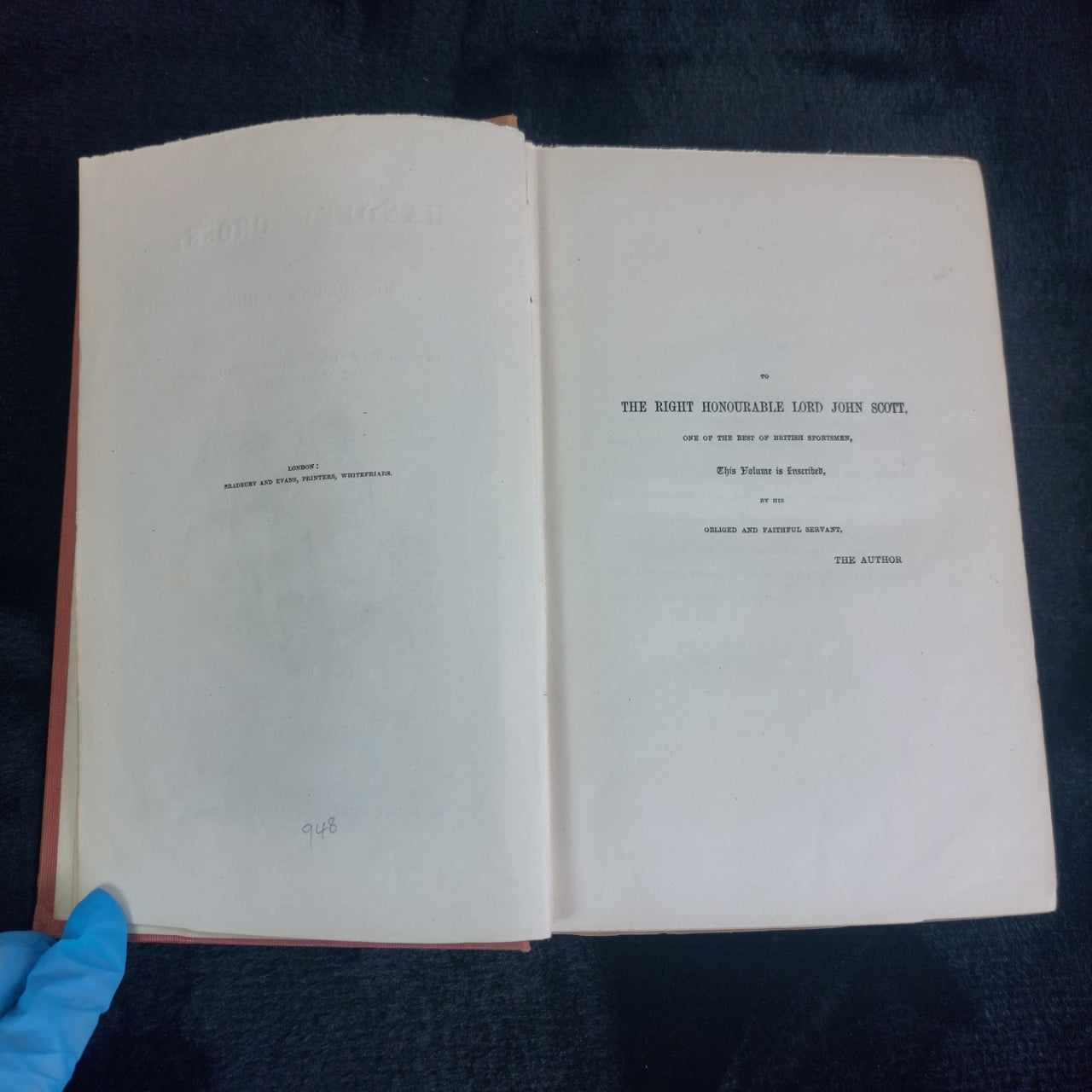 1854 book Antique Handley Cross Mr. Jorrocks's Hunt First Illustration Edition d9