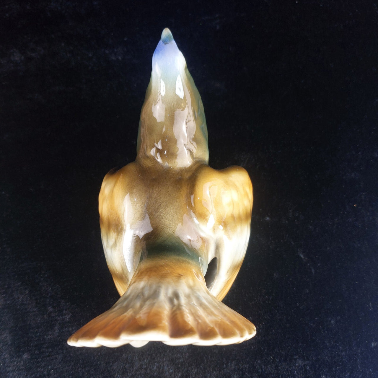 Royal Porcelain Dux Figurine 6" Bird Czech Brown Glazed Capercaillie Wood Grouse7