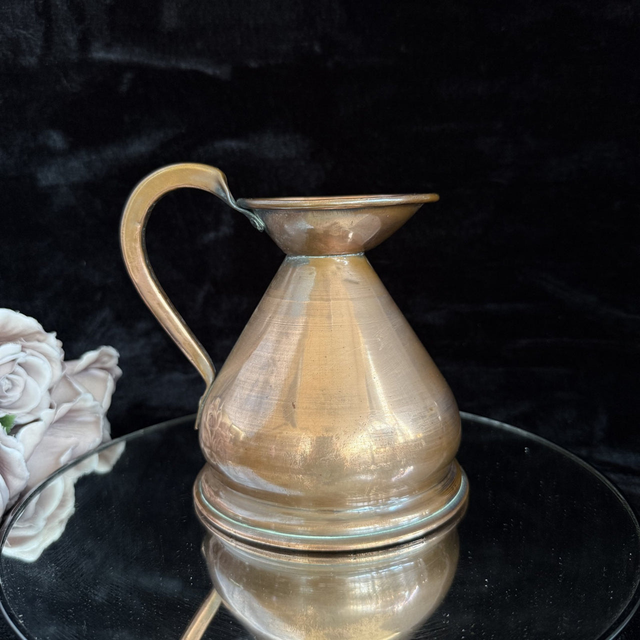 Reproduction Antique British Pint Measure Copper Marks Verification jug Vintage6