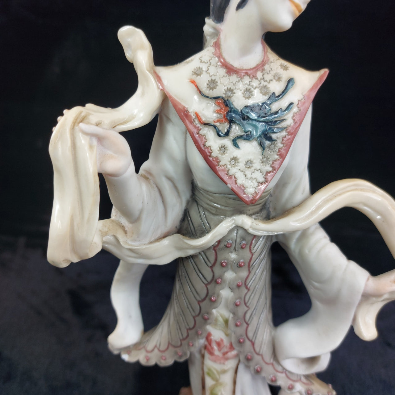 Capodimonte E. Belcari 40cm Geisha Figurine 1988 Goddess Style decor  see pics7
