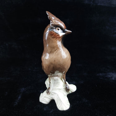 1967 Goebel Porcelain bird figurine Cedar Waxwing - 7