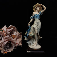 Thumbnail for Florence Armani Joy Figurine Of The Year Blue Dress w Box gift 2002 Porcelain0